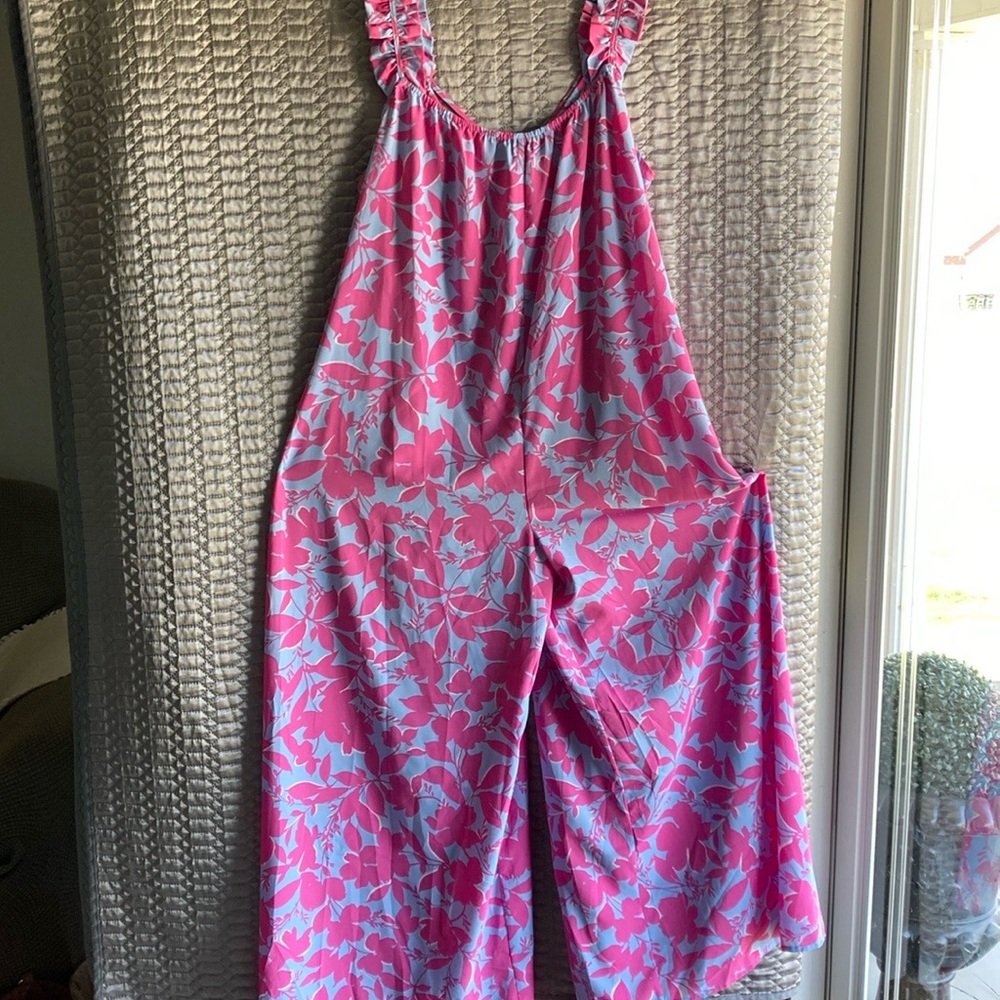 Pink and Blue 2x romper